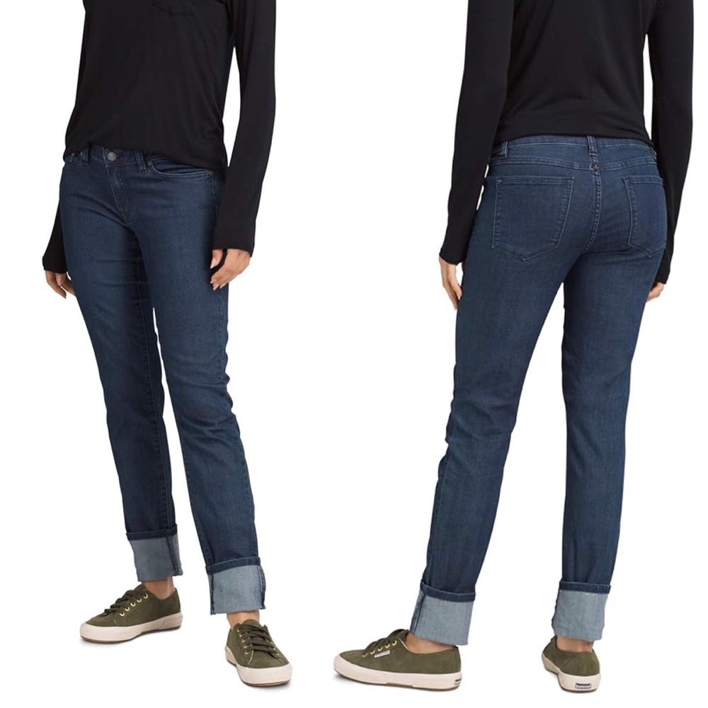 Prana NWT Kara High Rise Jeans in Indigo Blue 26 2 - Picture 3 of 8